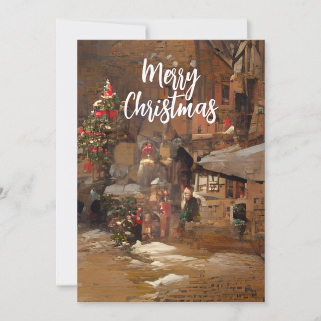 Cartão De Festividades Feliz Natal (Frente)