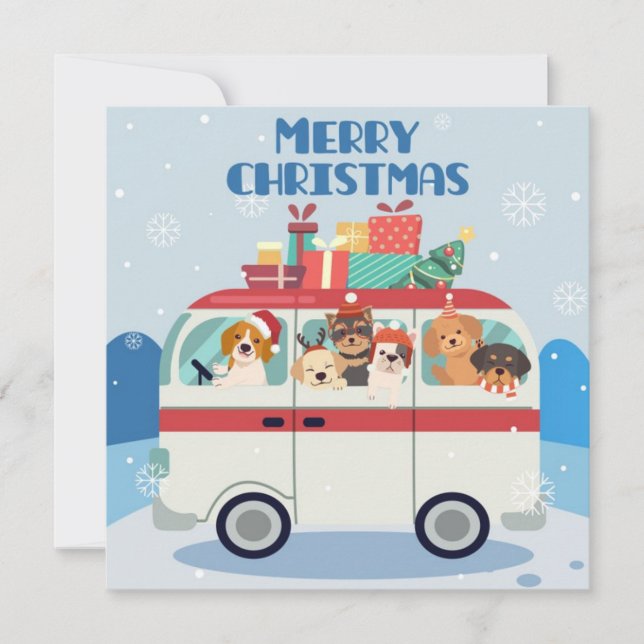 Cartão De Festividades Feliz Natal (Frente)