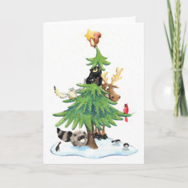 Cartão De Festividades Feliz Natal