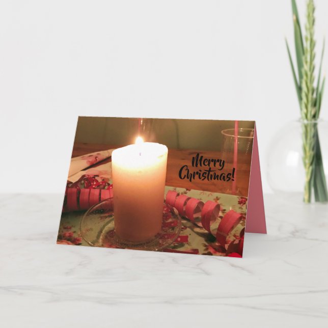 Cartão De Festividades Feliz Natal! (Frente)