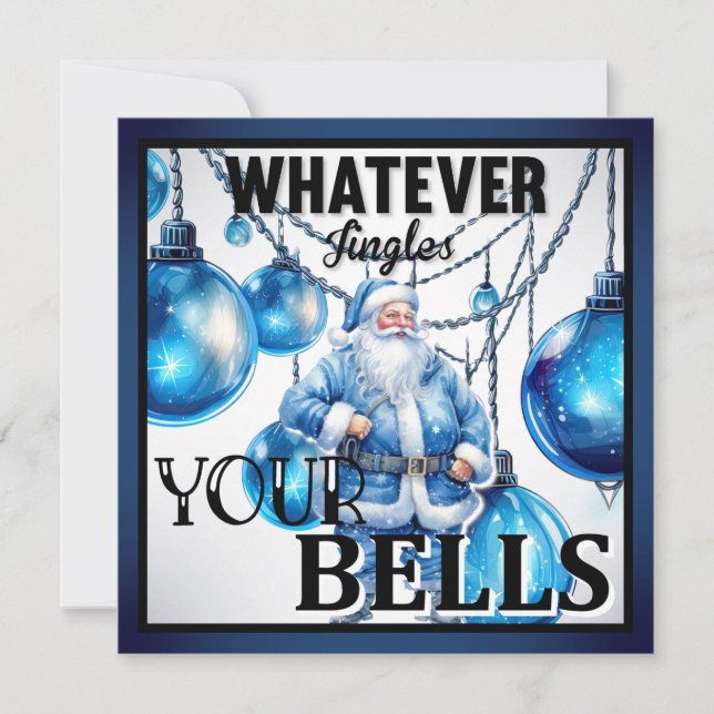 Cartão De Festividades Feliz Natal (Frente)