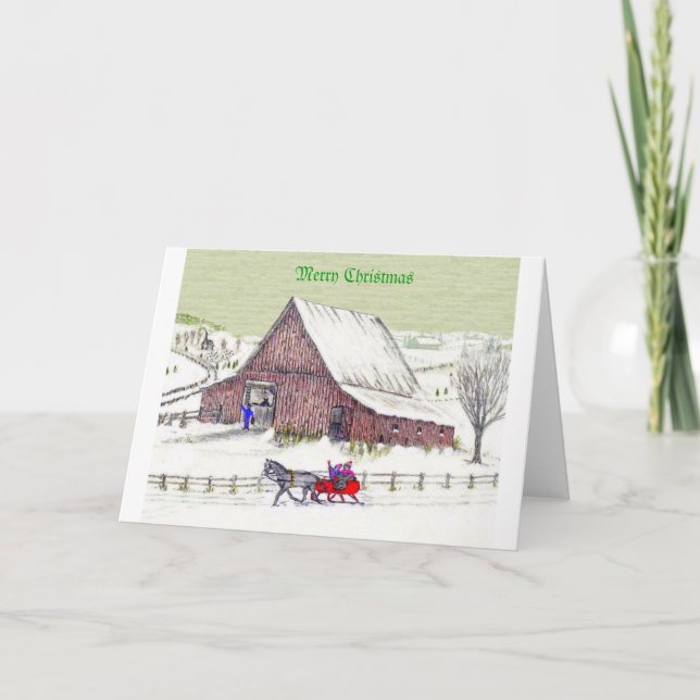Cartão De Festividades Feliz Natal (Frente)