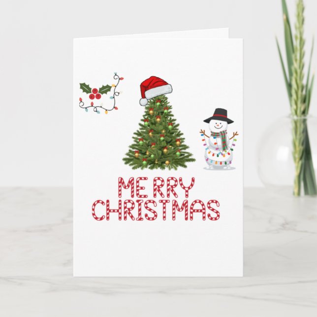 Cartão De Festividades Feliz Natal (Frente)