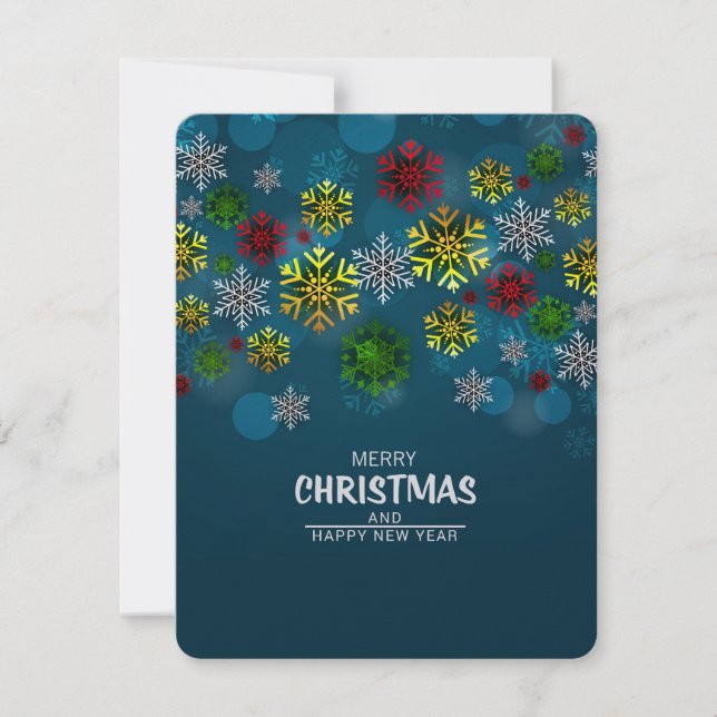 Cartão De Festividades "Feliz Natal" (Frente)