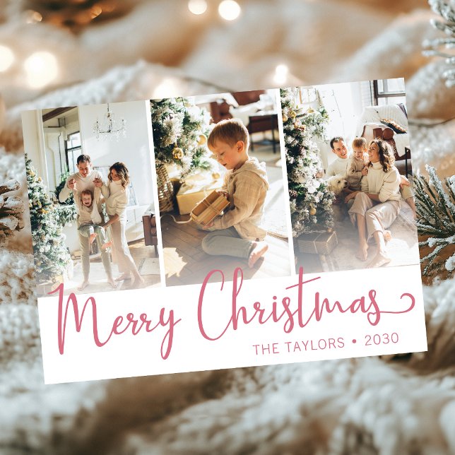 Cartão De Festividades Feliz Natal 3 Foto (Criador carregado)