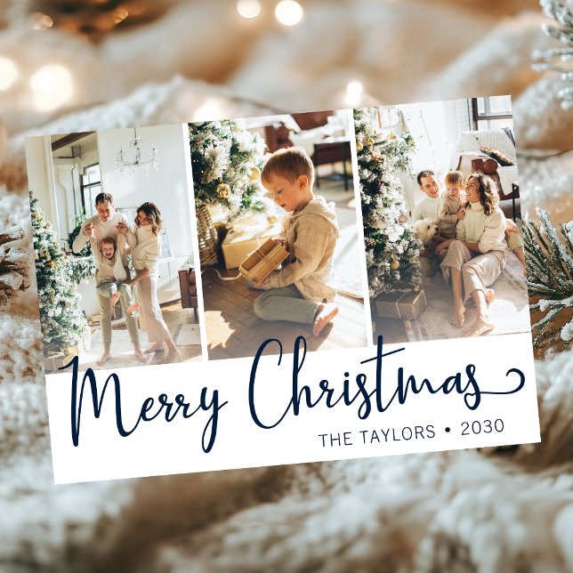 Cartão De Festividades Feliz Natal 3 Foto (Criador carregado)