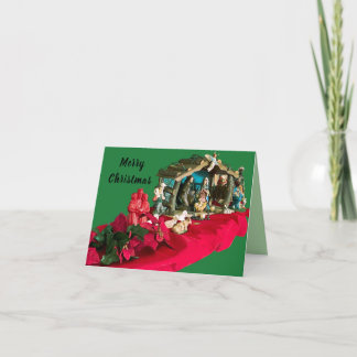 Cartão De Festividades Feliz Natal. A Criança de alegria é nascer. Isaiah