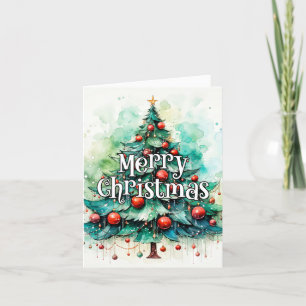 Cartão De Festividades Feliz Natal a todos   Férias Felizes