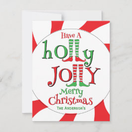 Cartão De Festividades Feliz Natal Alegre e Divertido!