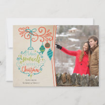 Feliz Natal Bauble & Retro Ornaments - Foto