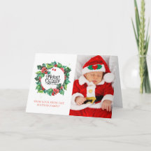 Feliz Natal Bonito Bebê em Papais noeis Foto Figur
