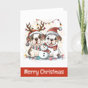Cartão De Festividades Feliz Natal - Bulls
