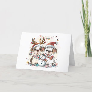 Cartão De Festividades Feliz Natal - Bulls