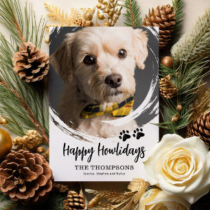 Cartão De Festividades Feliz Natal Canino Foto Christmas