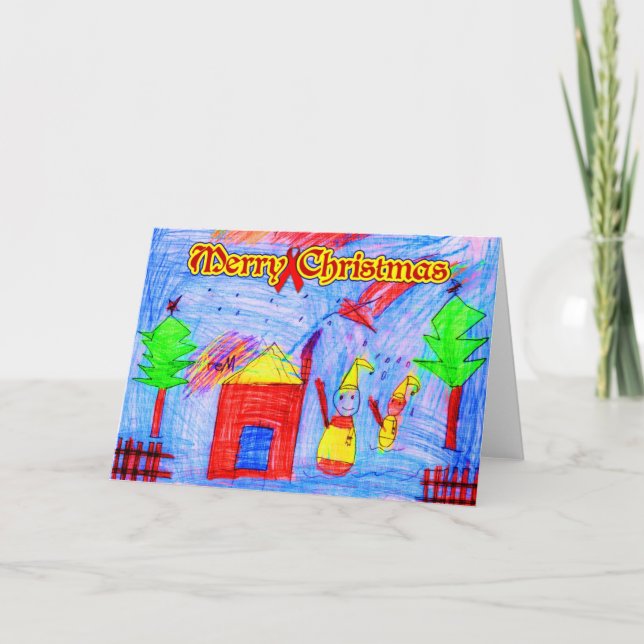 Cartão De Festividades Feliz Natal (caridade do HIV/AIDS) (Frente)