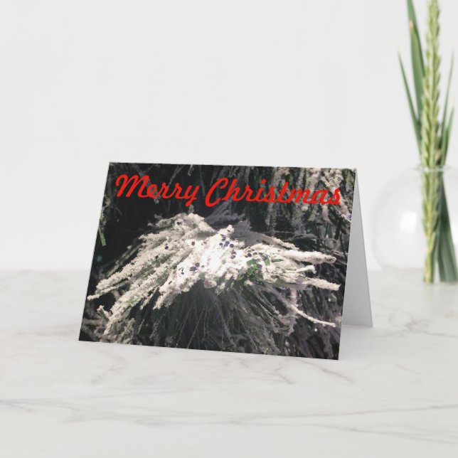 Cartão De Festividades Feliz Natal, carta (Frente)