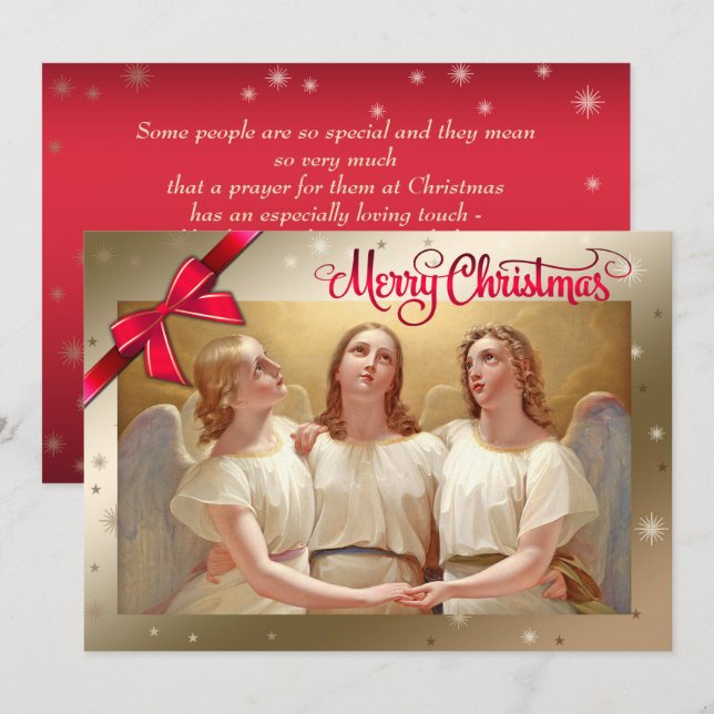 Cartão De Festividades Feliz Natal.Cartão de Natal de Belas Artes Religio (Frente/Verso)