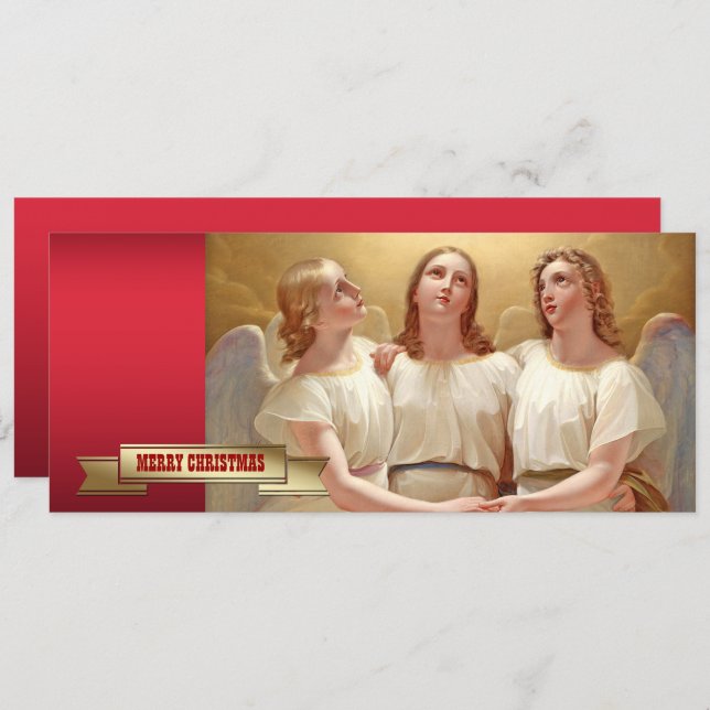 Cartão De Festividades Feliz Natal.Cartões de Natal de Belas Artes Religi (Frente/Verso)