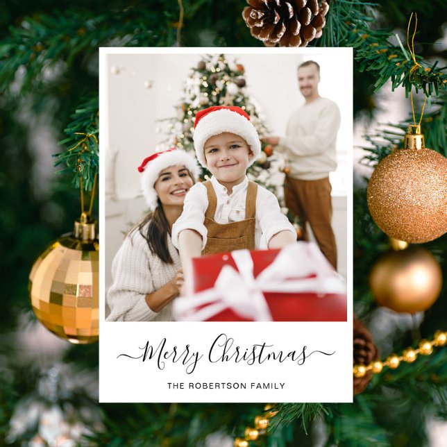 Cartão De Festividades Feliz Natal | Colagem de Fotos Moderna (Criador carregado)