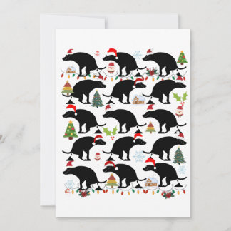 Cartão De Festividades Feliz Natal com Cães Pooping