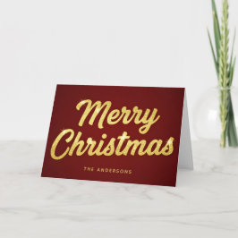 Cartão De Festividades Feliz Natal com Roteiro de Hollywood Antigo