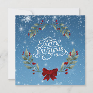 Cartão De Festividades Feliz Natal com versículo da Bíblia