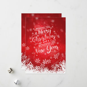 Cartão De Festividades Feliz Natal com Versículo da Bíblia