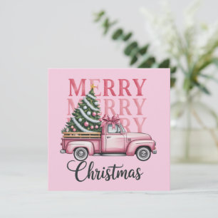 Cartão De Festividades Feliz Natal Coquette Laço Temporada de Férias de N