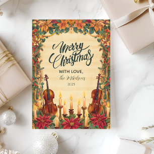 Cartão De Festividades Feliz Natal Cozy Cinnamon Spice
