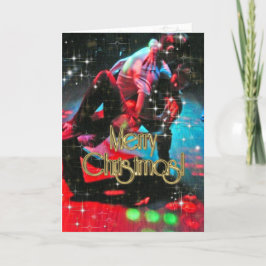 Cartão De Festividades Feliz Natal Dançarinos PERSONALIZADOS