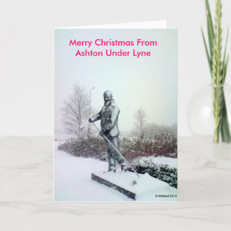 Cartão De Festividades Feliz Natal de Ashton sob Lyne 23