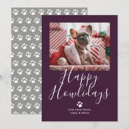 Cartão De Festividades Feliz Natal de Cachorro de Pet