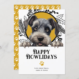 Cartão De Festividades Feliz Natal de Cesky Terrier