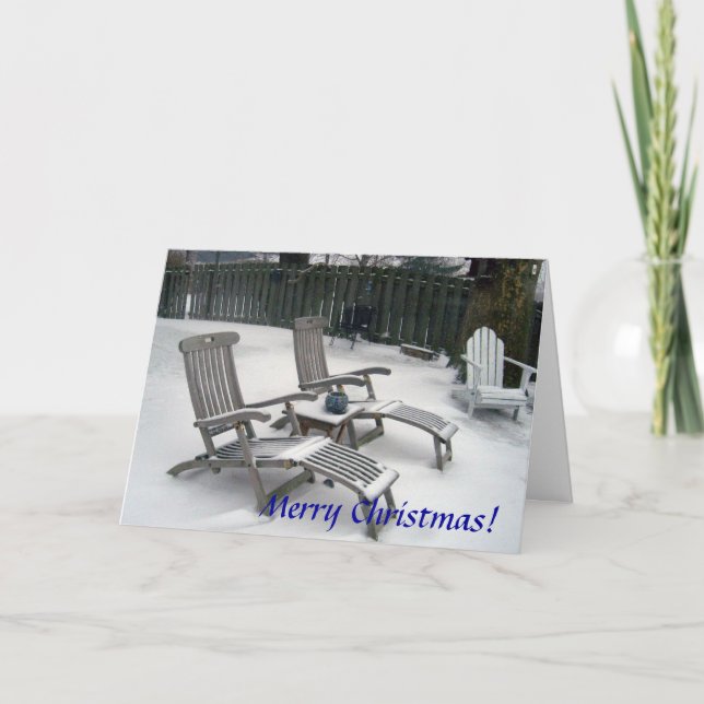 Cartão De Festividades Feliz Natal de Cleveland, Ohio (Frente)