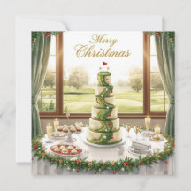 Feliz Natal de Golfe do Clubhouse do Campo de Golf