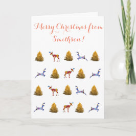 Cartão De Festividades Feliz Natal de nós