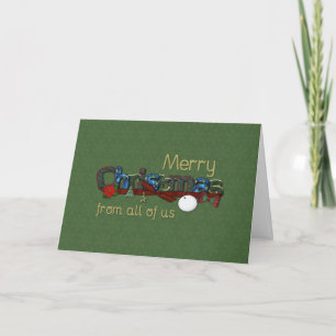 Cartão De Festividades Feliz Natal de todos nós