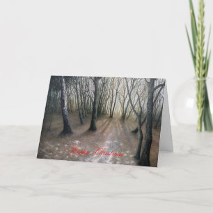 Cartão De Festividades Feliz Natal - 'Depois da neve'