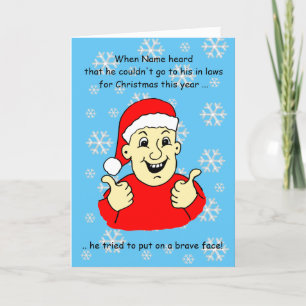 Cartão De Festividades Feliz Natal do Cartoon