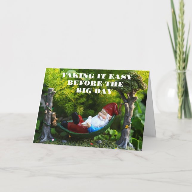 CARTÃO DE FESTIVIDADES "FELIZ NATAL" DO GNOMO ATENCIOSO (Frente)