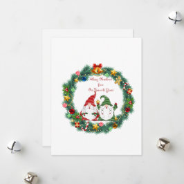 Cartão De Festividades Feliz Natal do nosso Gnome para o seu em um 