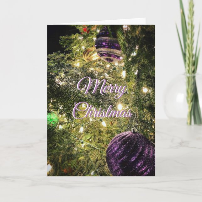 Cartão De Festividades Feliz Natal Do Nosso Para O Seu (Frente)