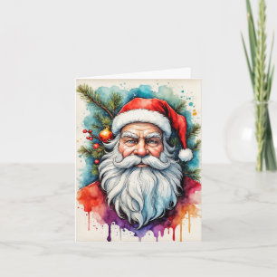 Cartão De Festividades Feliz Natal do Papai Noel