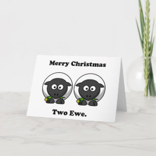 Cartão De Festividades Feliz Natal Dois Olhos Para Você Cartoon