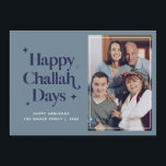 Cartão De Festividades Feliz Natal dos Dias de Challah Feriado da Família<br><div class="desc">Pode ser totalmente personalizado para atender às suas necessidades. © Gorjo Designs. Feito para você através da plataforma Zazzle. // Precisa de ajuda para personalizar o seu design? Tem outras ideias? Sinta-se à vontade para me contactar (Zoe) diretamente.</div>