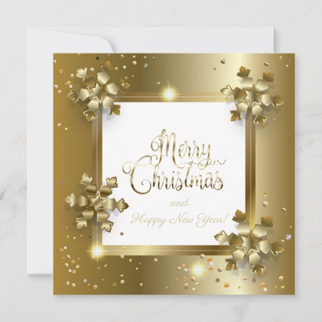 Cartão De Festividades Feliz Natal e Ano Novo! 2024 (Frente)