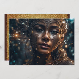 Cartão De Festividades Feliz Natal e Ano Novo Beleza GC