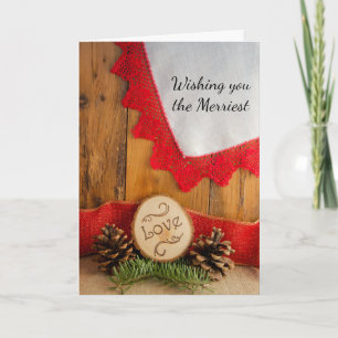 Cartão De Festividades Feliz Natal e Casamento Salve a Data