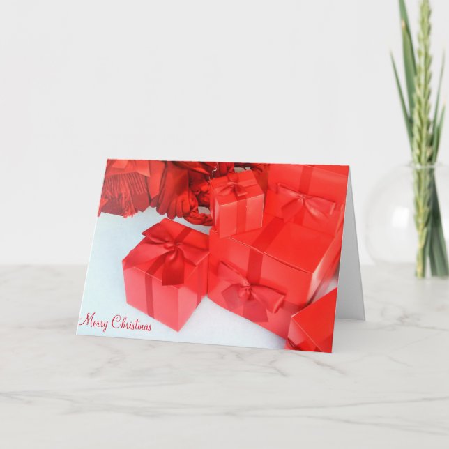 Cartão De Festividades Feliz Natal e Feliz 2016 (Frente)