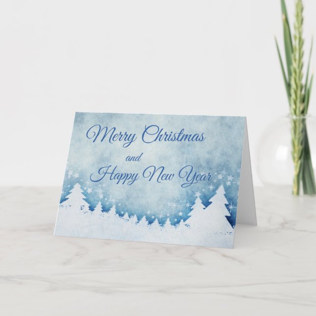 Cartão De Festividades Feliz Natal e Feliz ano novo (Frente)